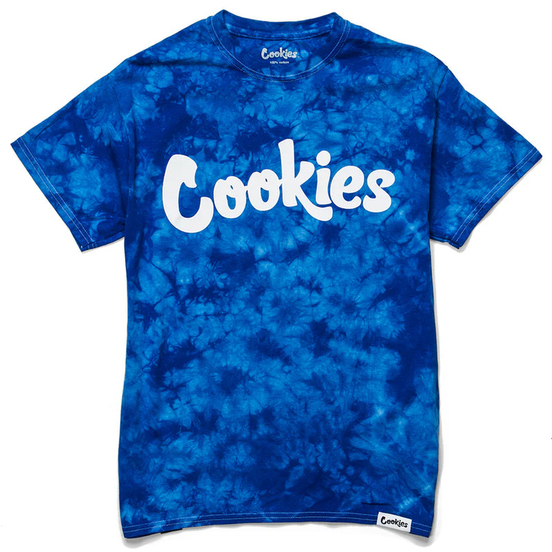 Cookies 'Original Mint Crystal Wash Tye Dye' T-Shirt (Royal) - FRESH N FITTED-2 INC