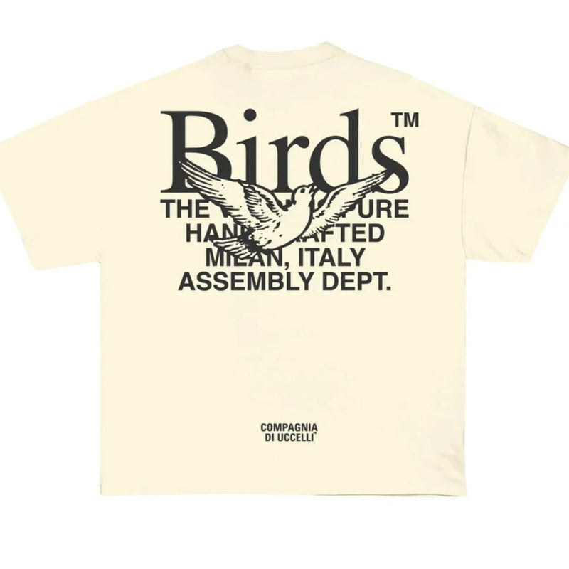 Birds "Passion of Birds" Ivory Oversized Ultra Premium S/S T-Shirt - FRESH N FITTED-2 INC