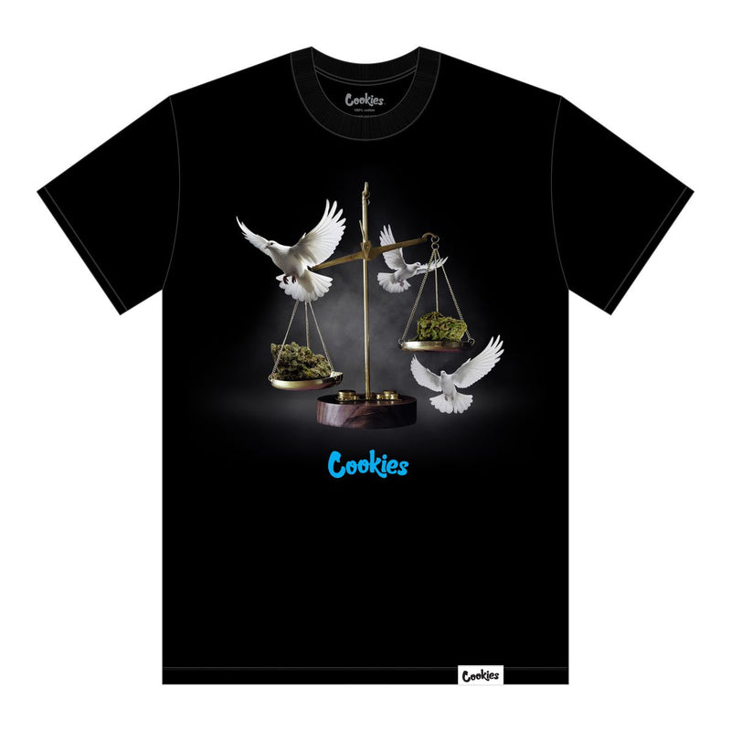 Cookies 'Scales of Justice' T-Shirt (Black) CM244TSP06