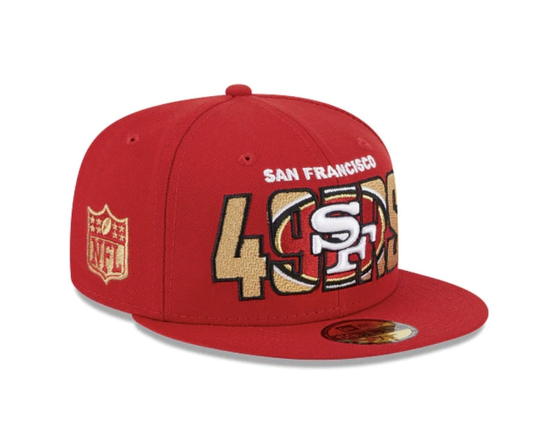 NEW ERA 59Fifty 'San Francisco 49ers 2023 NFL Draft' Fitted (Red) - Fresh N Fitted Inc