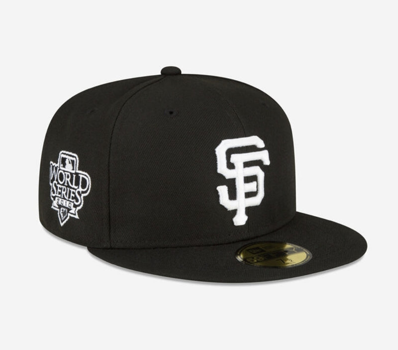 NEW ERA 59Fifty 'San Francisco Giants 2010 World Series' Side Patch Fitted (Black) - Fresh N Fitted Inc