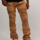 FWRD 'Static Layer' Stacked Denim (Khaki) – FW-330044