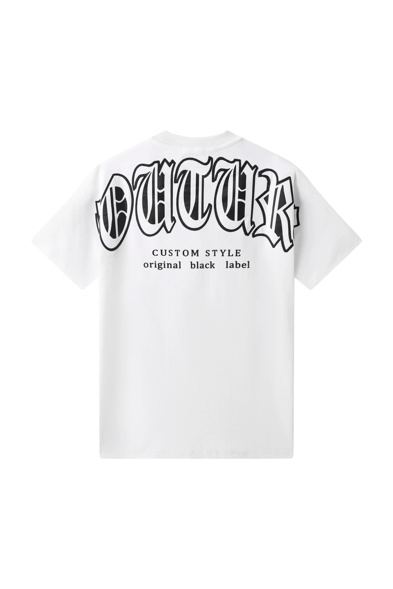Black Label 'Couture' T-Shirt (White) 999-10