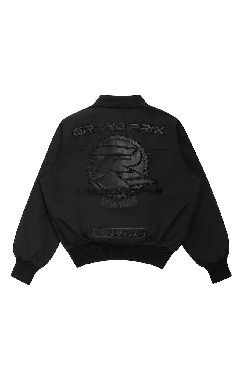 Smoke Rise 'Nylon Racing' Jacket (Black) WW23698 - Fresh N Fitted Inc