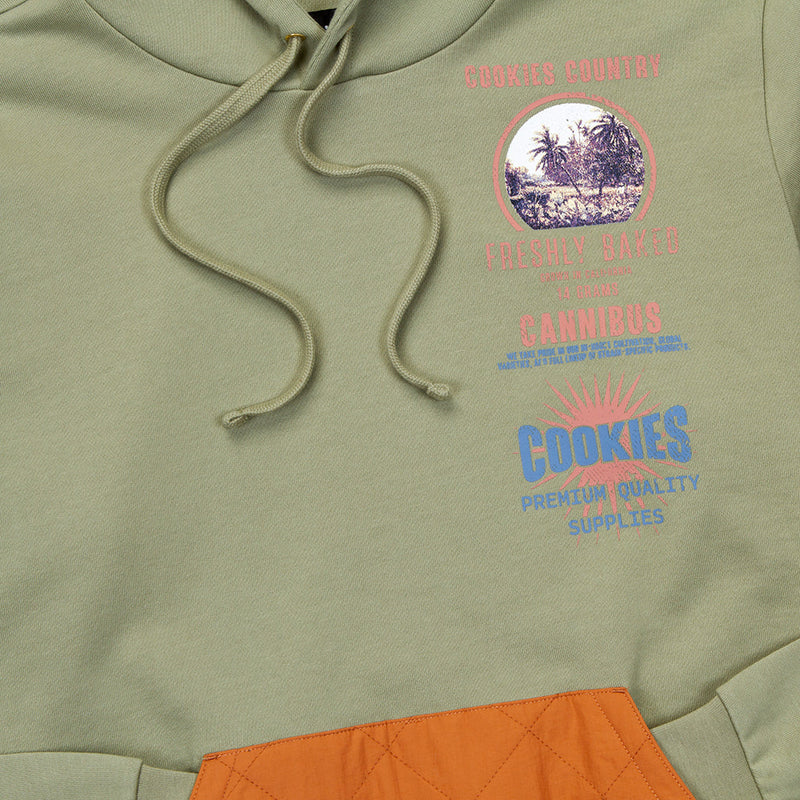 Cookies 'Workwear' Pullover Hoodie (Olive)