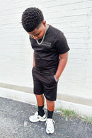 Jordan Craig Kids "Tonal" T-Shirt (Black) 9151AK - FRESH N FITTED