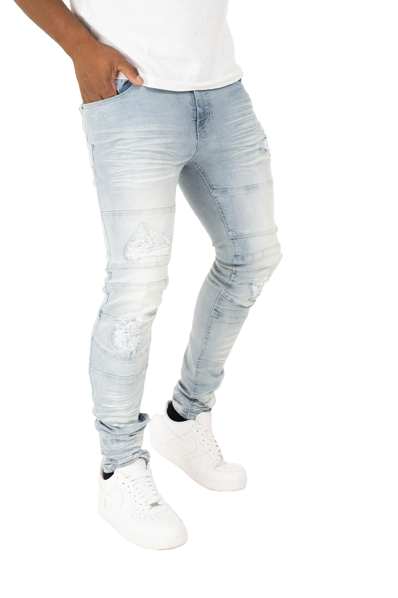 Taker Stretch Denim (Snow Ice) B2035