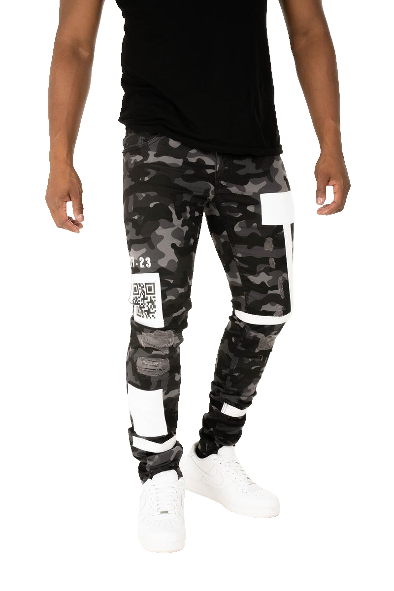 Taker Camo TWill Pants (Black Camo) B2003