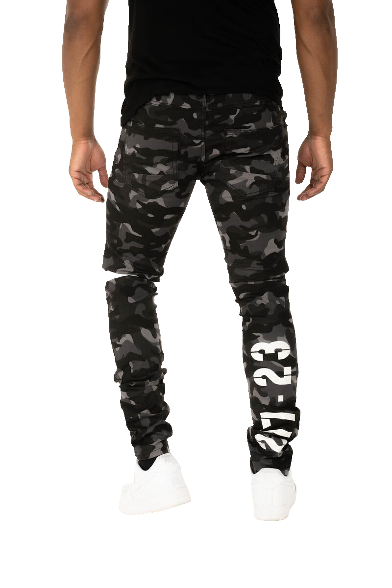 Taker Camo TWill Pants (Black Camo) B2003