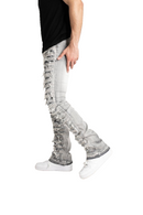 Taker 'Multi R&R' Stack Denim (Light Gray) B2086 - FRESH N FITTED