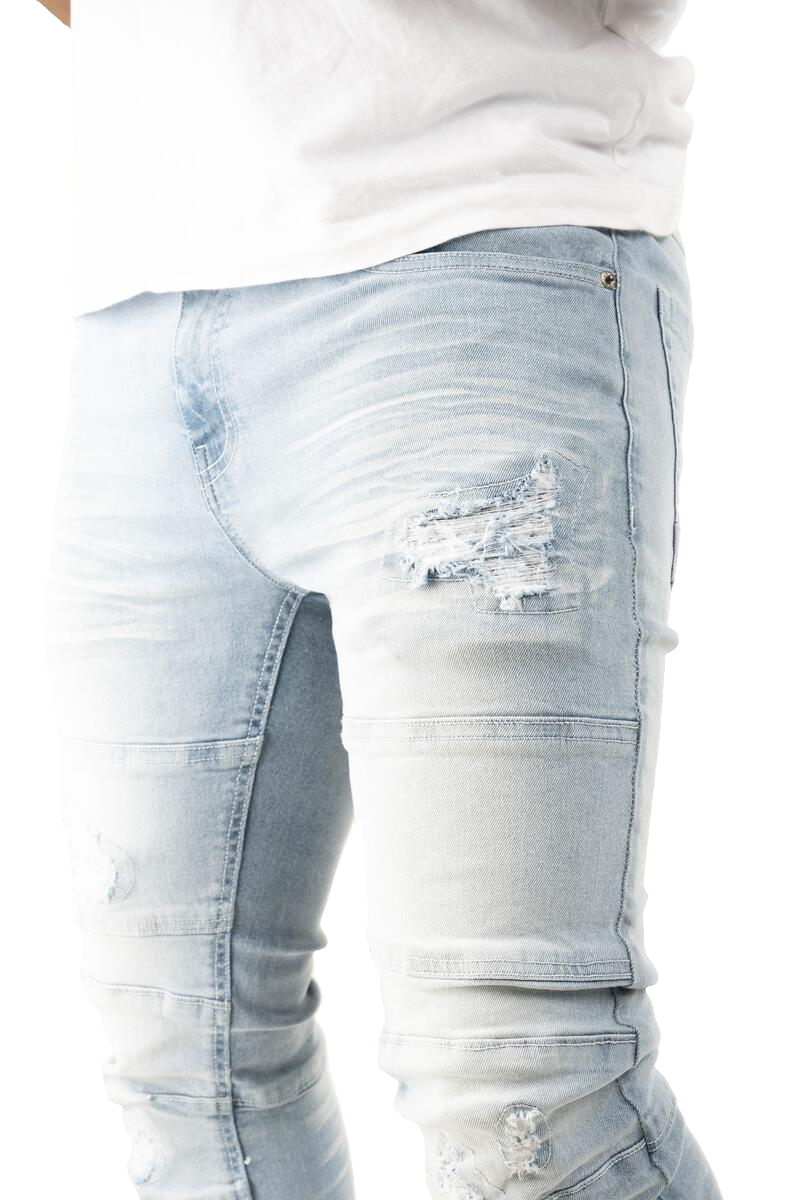 Taker Stretch Denim (Snow Ice) B2035