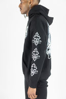 Rebel Minds 'Cross FZ' Zip Up Hoodie (Black) 152-328 - FRESH N FITTED