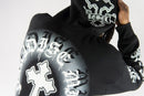 Rebel Minds 'Cross FZ' Zip Up Hoodie (Black) 152-328 - FRESH N FITTED