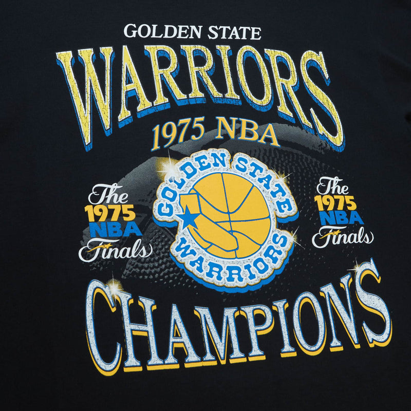 Mitchell & Ness 'NBA Championship Era Golden State Warriors' T-Shirt (Black) BMTR6307 - Fresh N Fitted Inc