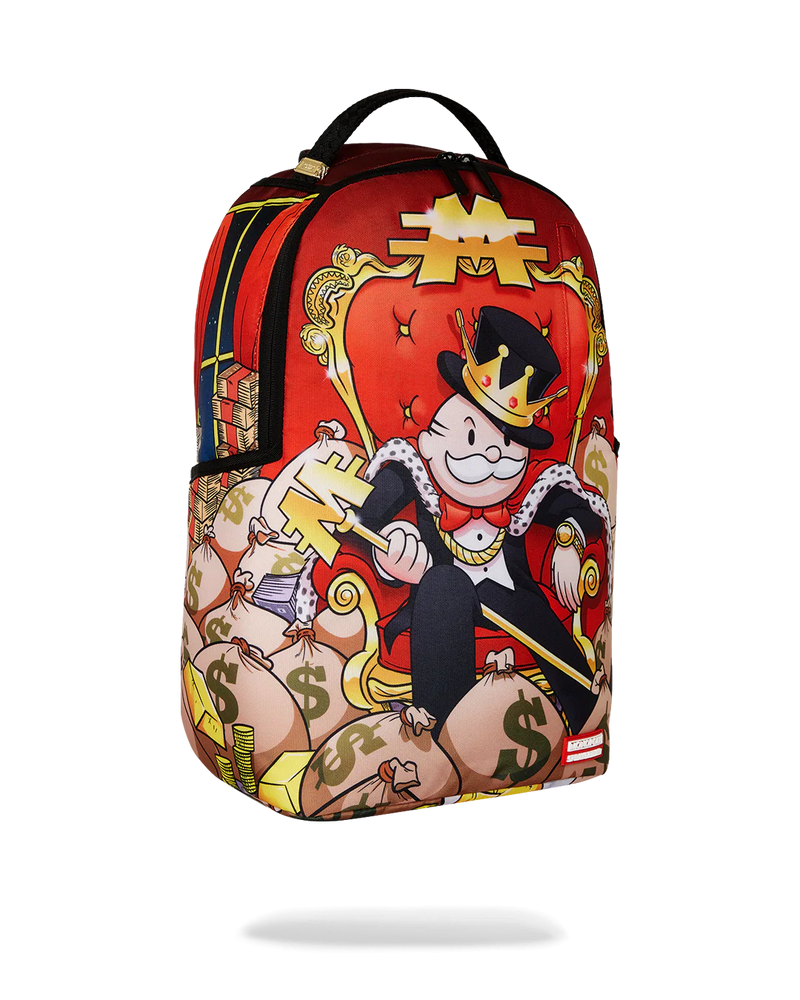 SPRAYGROUND 'MONOPOLY GOLD EMPIRE THRONE' Backpack (910B7137NSZ)