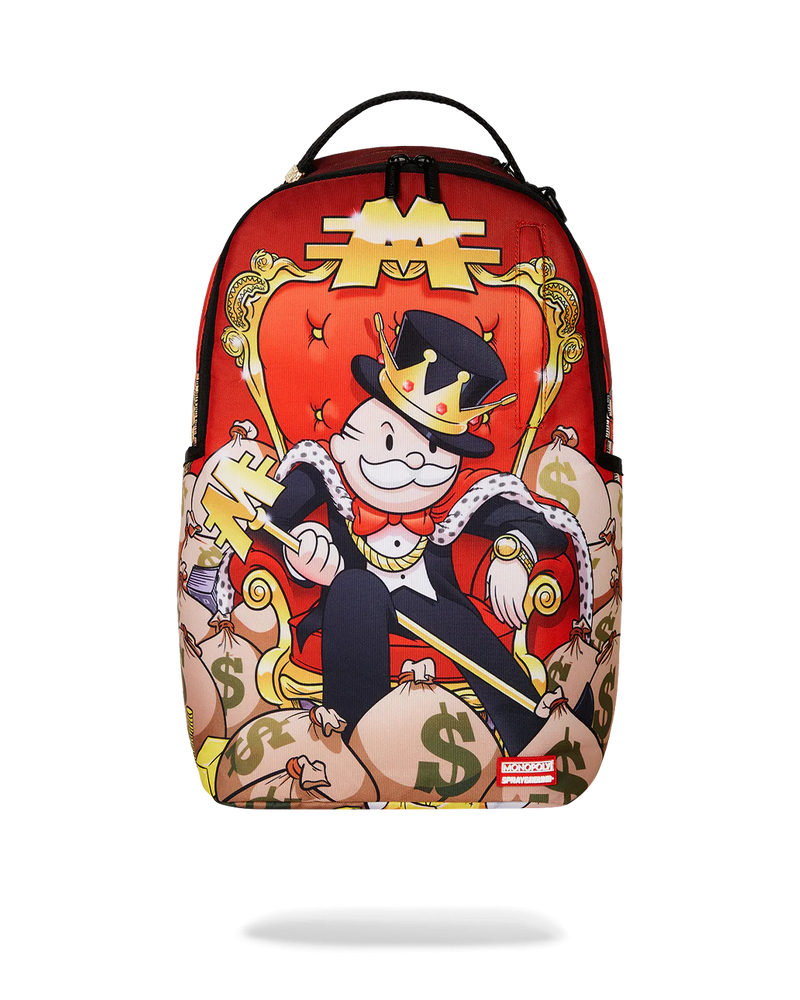 SPRAYGROUND 'MONOPOLY GOLD EMPIRE THRONE' Backpack (910B7137NSZ)