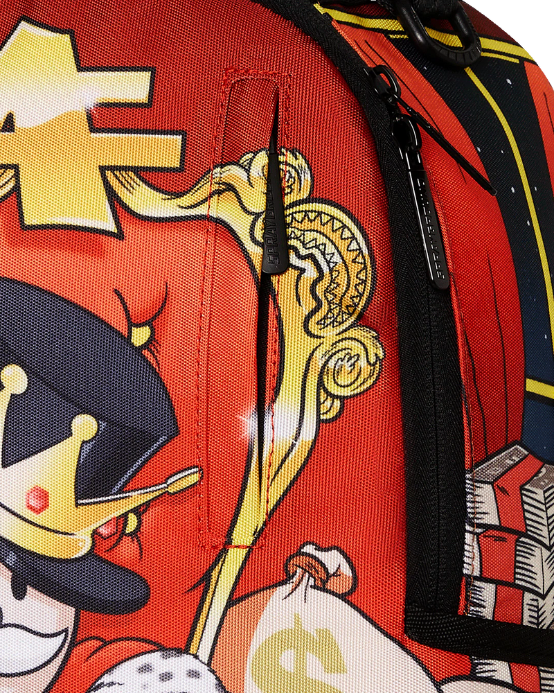 SPRAYGROUND 'MONOPOLY GOLD EMPIRE THRONE' Backpack (910B7137NSZ)