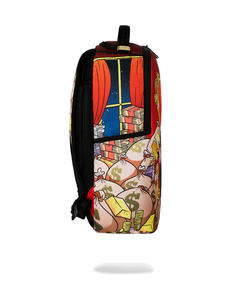 SPRAYGROUND 'MONOPOLY GOLD EMPIRE THRONE' Backpack (910B7137NSZ)