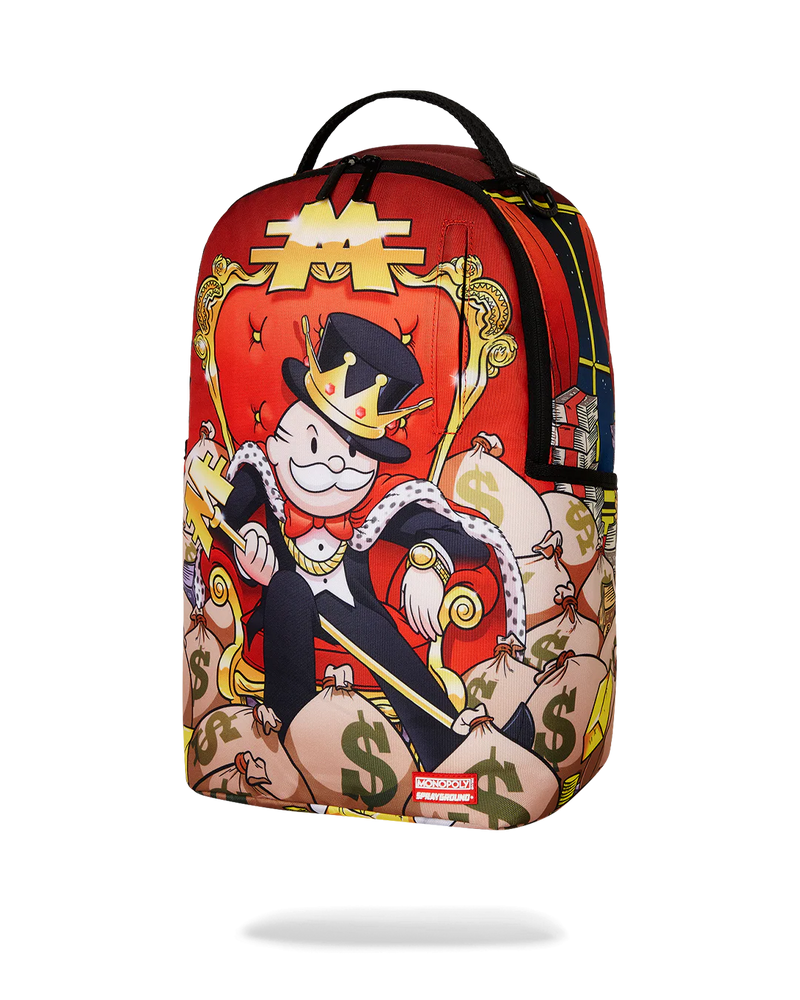 SPRAYGROUND 'MONOPOLY GOLD EMPIRE THRONE' Backpack (910B7137NSZ)