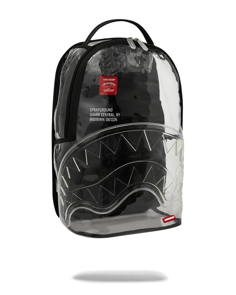 SPRAYGROUND 'Shark Central' Clear Backpack (910B7710NSZ)