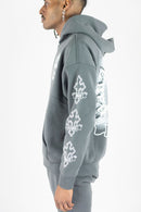 Rebel Minds 'Cross FZ' Zip Up Hoodie (DK Grey) 152-328 - FRESH N FITTED