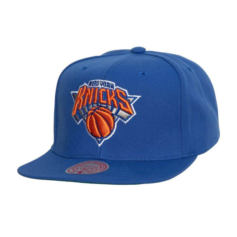 Mitchell & Ness NBA 'Conference' Knicks SnapBack (Blue) HHSS5341 - Fresh N Fitted Inc