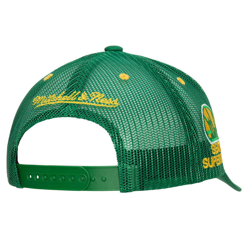 Mitchell & Ness 'Seattle SuperSonics' NBA Team Seal Trucker Snap Back (Green) LD21171