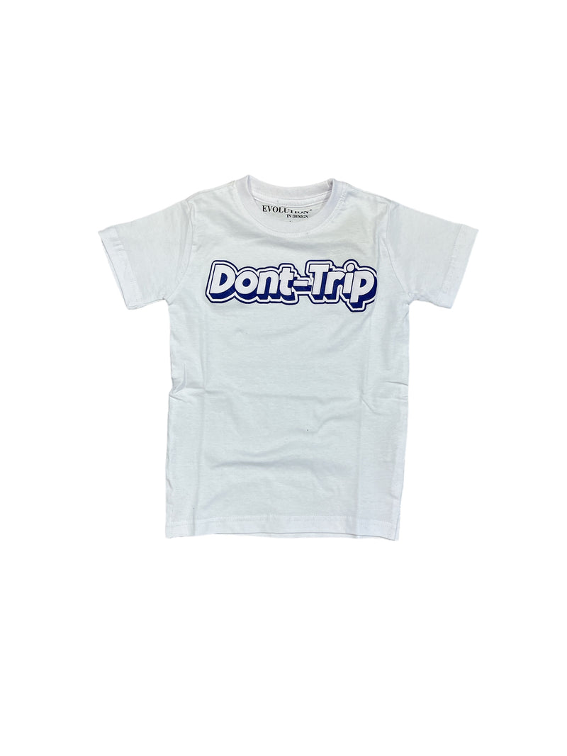 Evolution Kids 'Don't Trip' T-Shirt (Modern White) EV-180385LK - Fresh N Fitted Inc