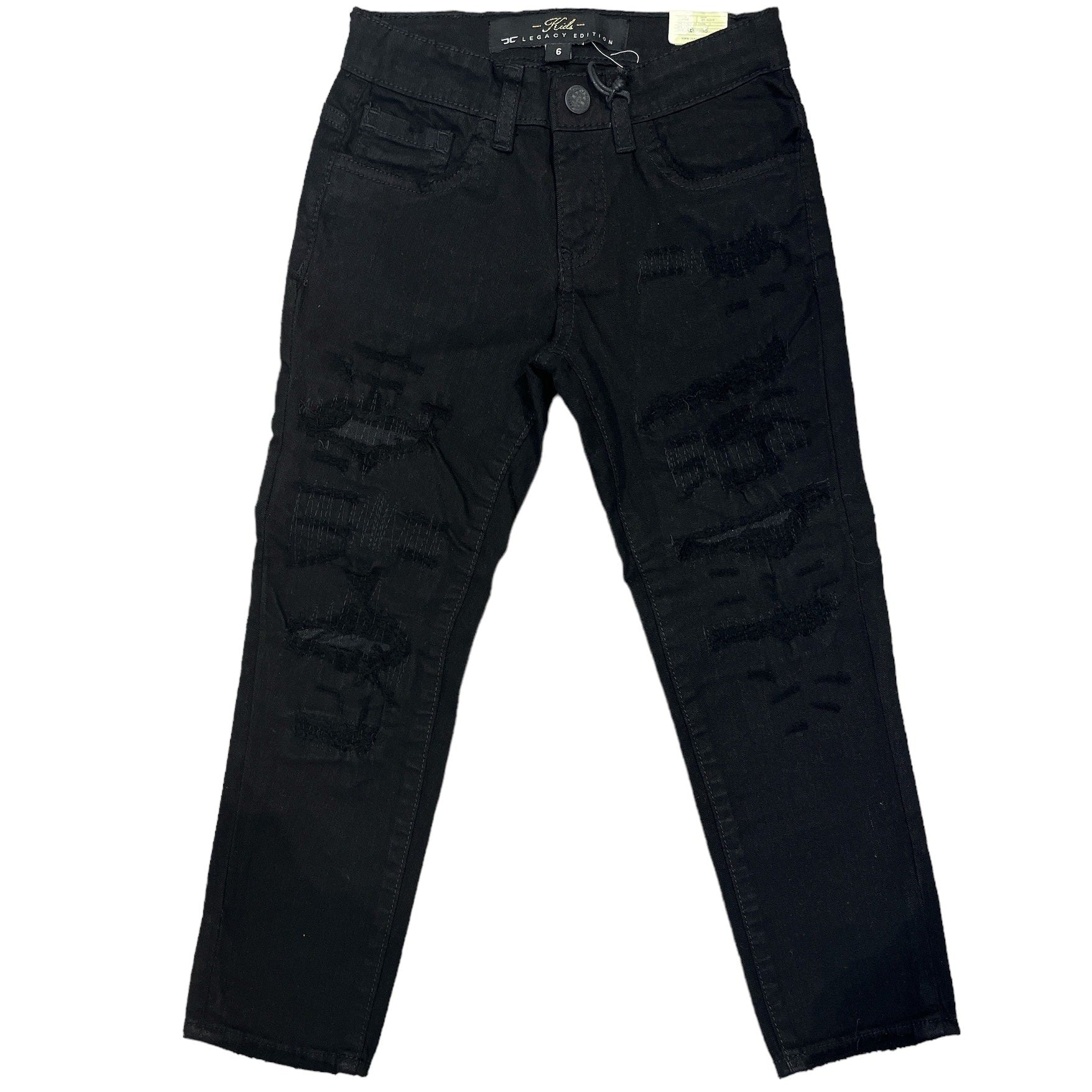 Jordan Craig Kids 'Rip and Repair' Denim (Jet Black) JS355RB | Fresh N ...