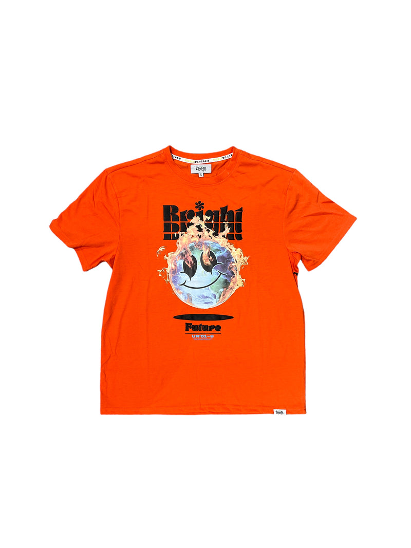 Highly Undrtd 'Bright Future' T-Shirt (Orange) US3141 - Fresh N Fitted Inc