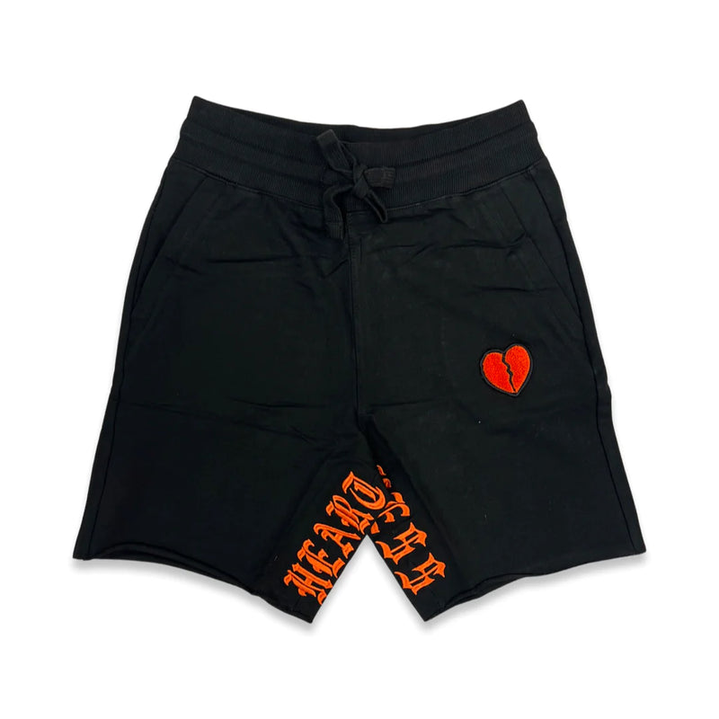 Focus Heartless Shorts (Black) 5213SH - Fresh N Fitted Inc