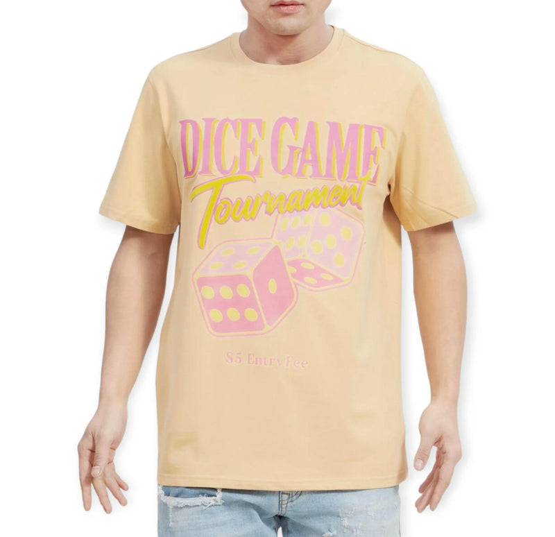 Roku Studio 'Dice Game Tournament' T-Shirt (Khaki) RK1480965 - Fresh N Fitted Inc
