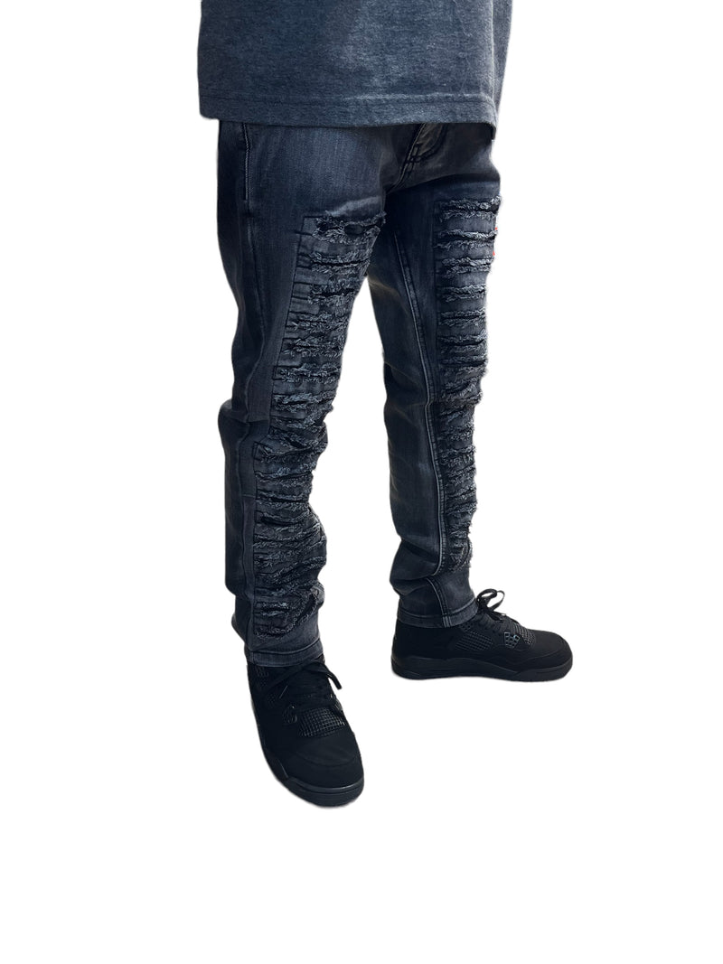 De Largent Jeans (Black Wash) FNF1007 - Fresh N Fitted Inc
