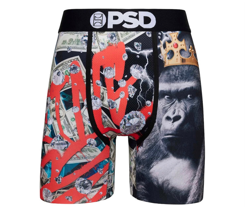PSD 'King Rilla' Boxers (Black) 223180031 - Fresh N Fitted Inc