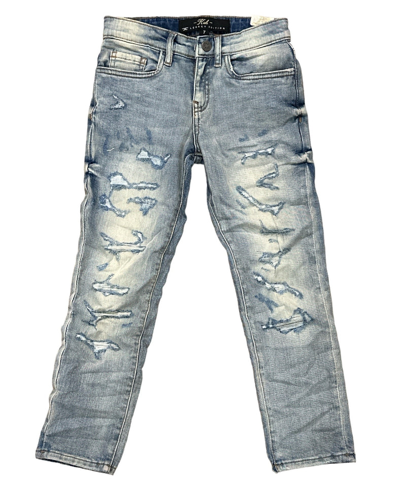 Jordan Craig Kids 'Crushed And Rolled' Denim (Antique) JS1095B/K