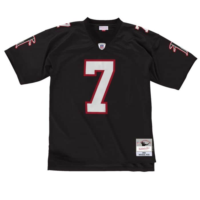 Mitchell & Ness Atlanta Falcons '2002 Michael Vick' NFL Legacy Jersey (Black) LGJYAC19027 - Fresh N Fitted Inc