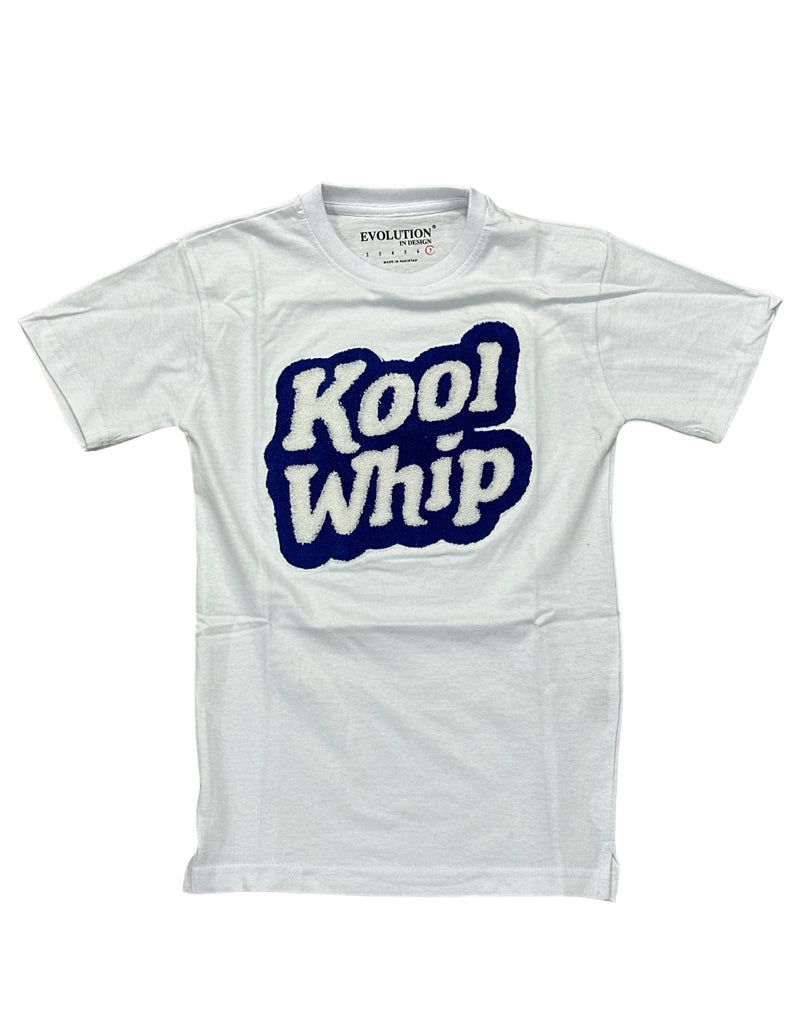 Evolution Kids 'Kool Whip' T-Shirt (White) FW-180373K/LK - Fresh N Fitted Inc