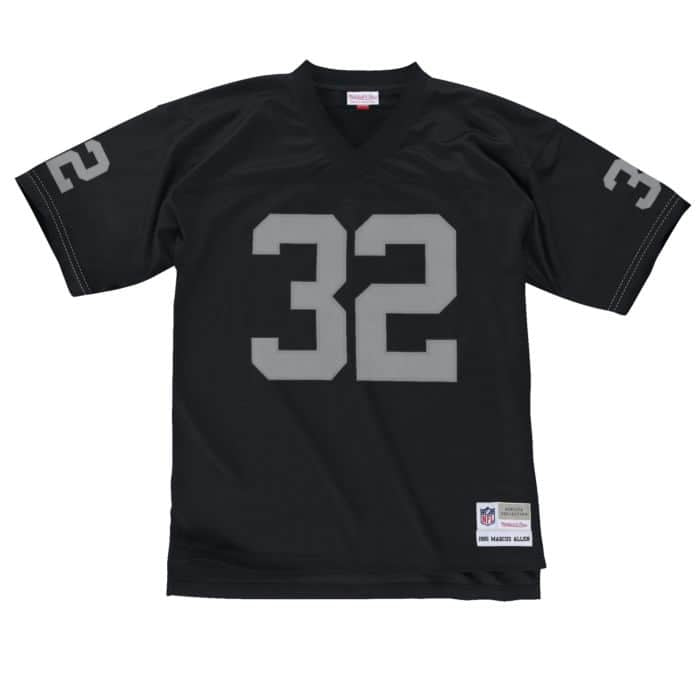 Mitchell & Ness Los Angeles Raiders '1985 Marcus Allen' NFL Legacy Jersey (Black) LGJYCP18148 - Fresh N Fitted Inc