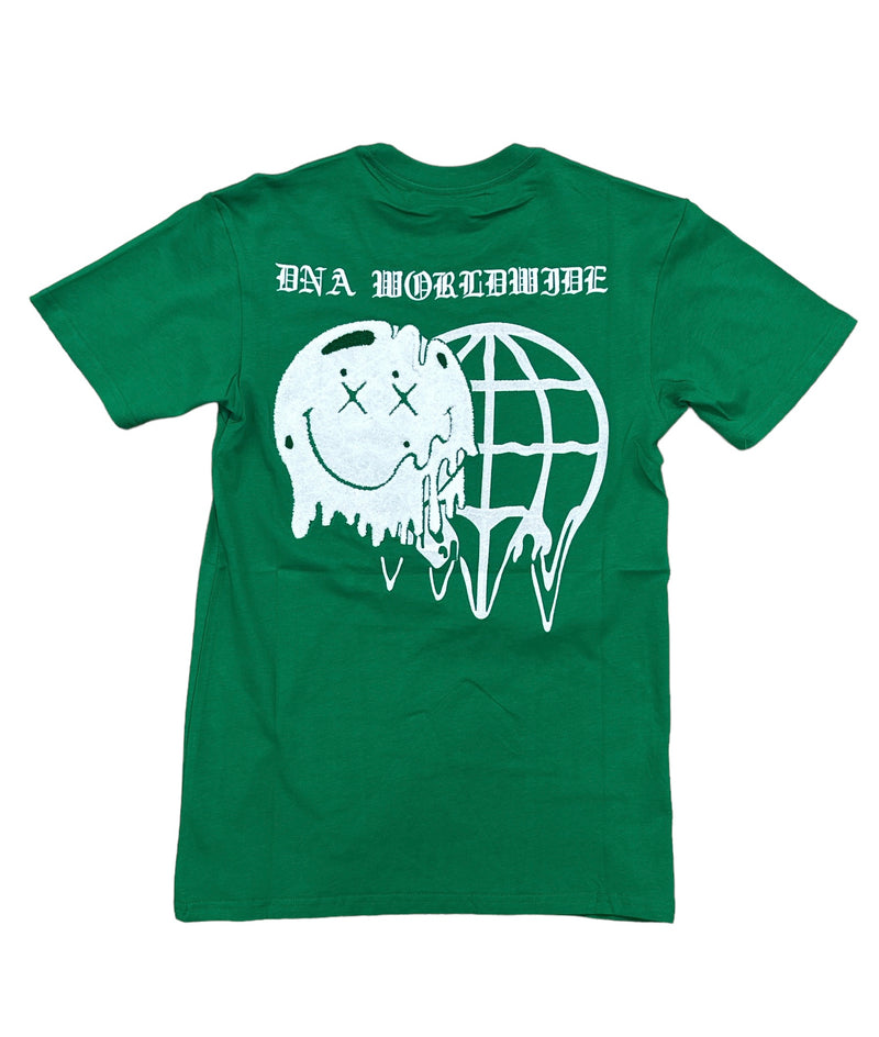 DNA 'WorldWide' T-Shirt (Green/White) - Fresh N Fitted Inc