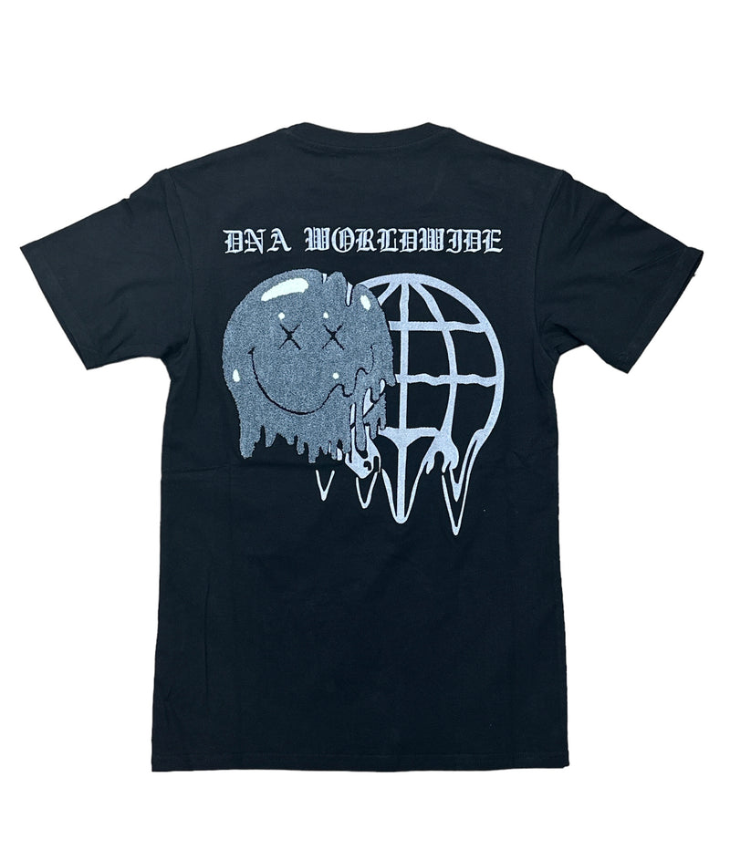 DNA 'WorldWide' T-Shirt (Black/Grey) - Fresh N Fitted Inc