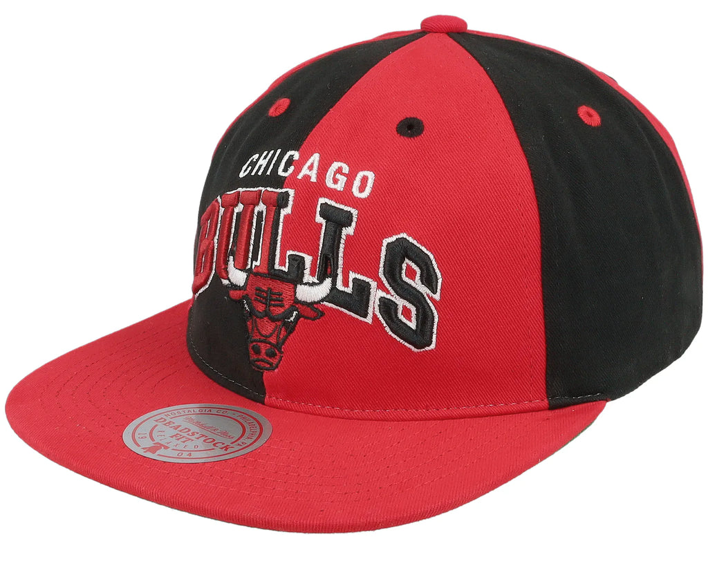 Mitchell and Ness PINWHEEL White-Royal-Red Fitted Hat