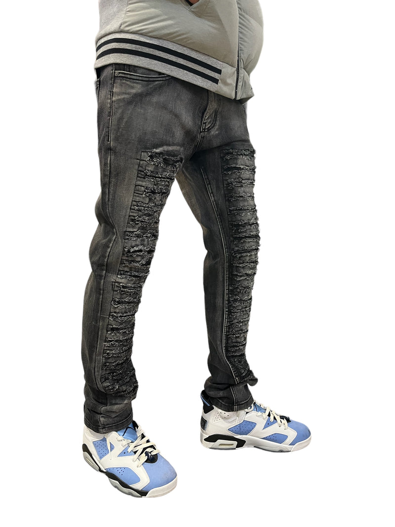 De Largent Jeans (Black Wash) FNF1007 - Fresh N Fitted Inc