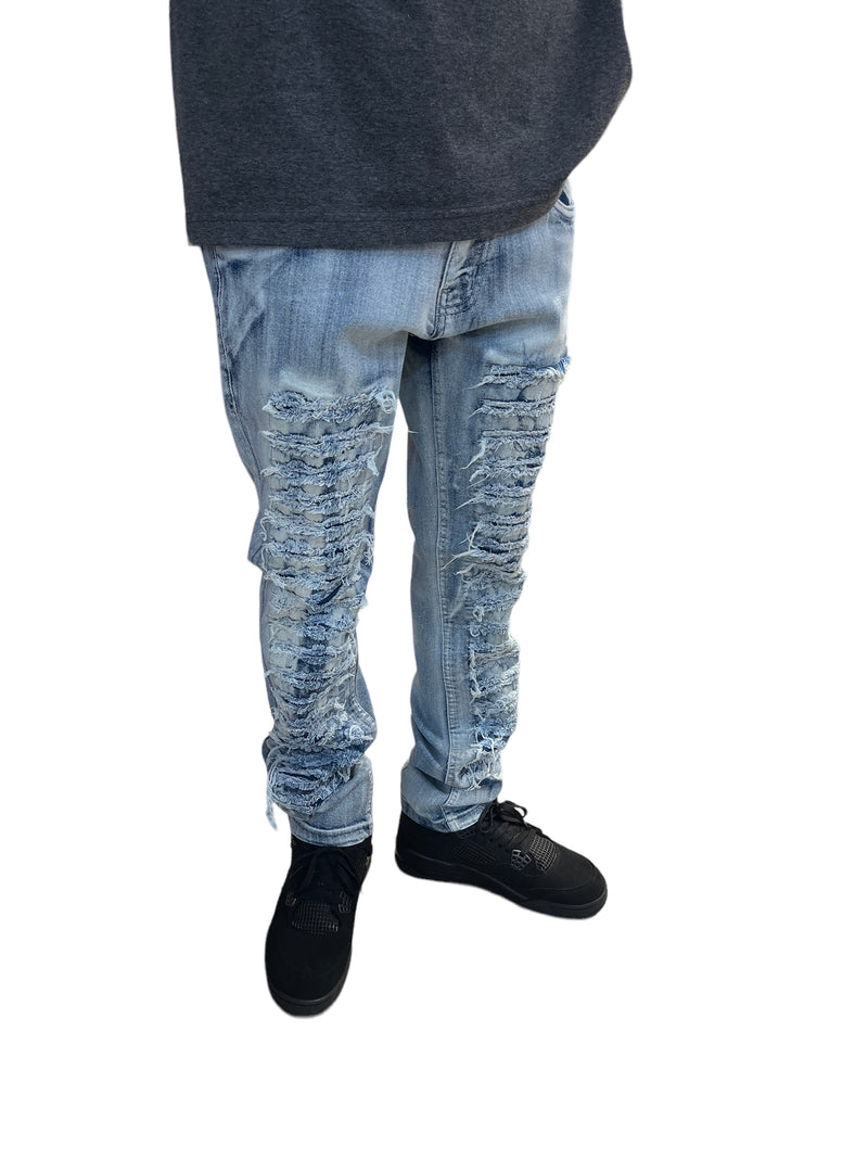 De Largent Jeans (Ice) FNF1007 - Fresh N Fitted Inc