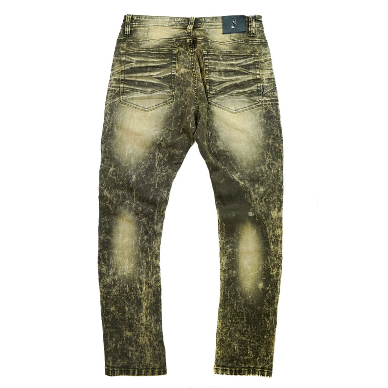Makobi 'Noah' Jeans (Olive) M1967 - Fresh N Fitted Inc