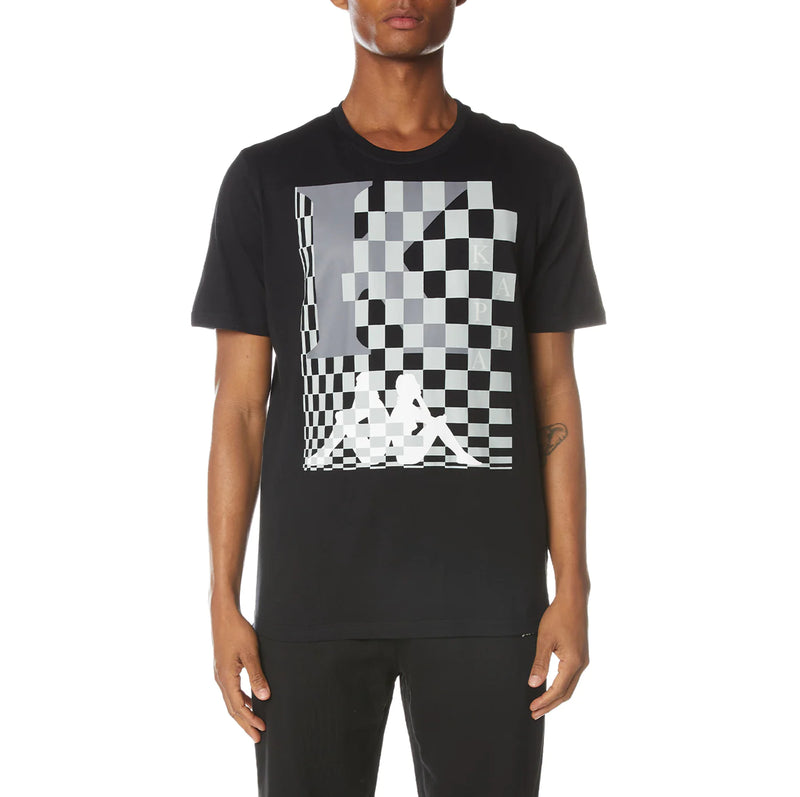 Kappa 'Authentic Finn' T-Shirt (Black) 351K5HW - Fresh N Fitted Inc