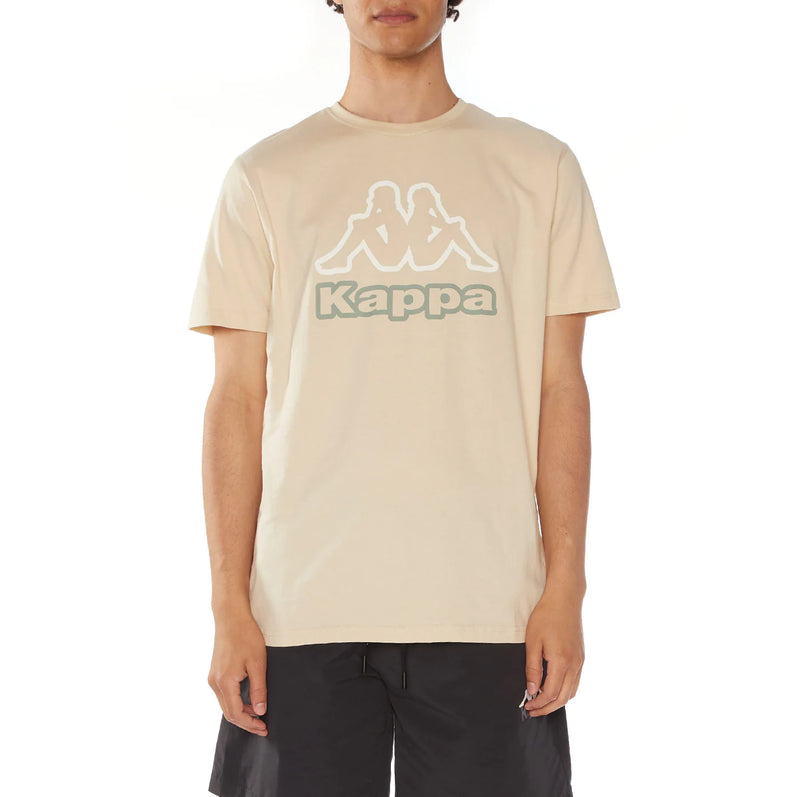 Kappa 'Logo Ostesso' T-Shirt (Lt. Beige) 341K69W - Fresh N Fitted Inc