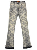 Waimea 'Roman Cross Rhinestone' Stacked Denim (Dirty Vintage) M8443D - FRESH N FITTED