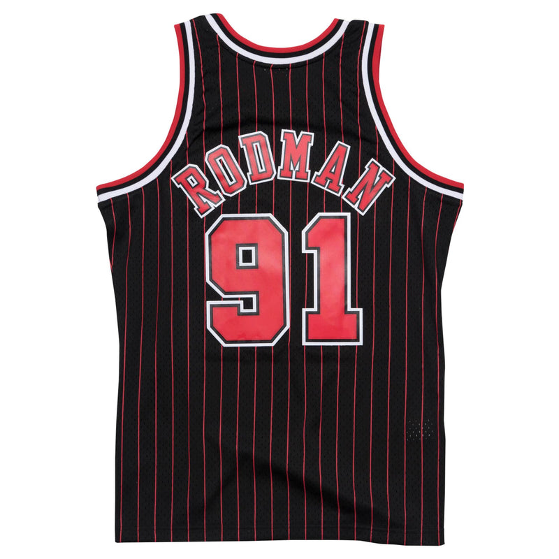Mitchell & Ness Chicago Bulls '1995-1996 Dennis Rodman' NBA Legacy Jersey (Black) SMJYGS18150 - Fresh N Fitted Inc
