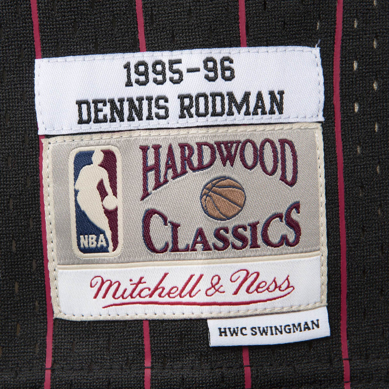 Mitchell & Ness Chicago Bulls '1995-1996 Dennis Rodman' NBA Legacy Jersey (Black) SMJYGS18150 - Fresh N Fitted Inc
