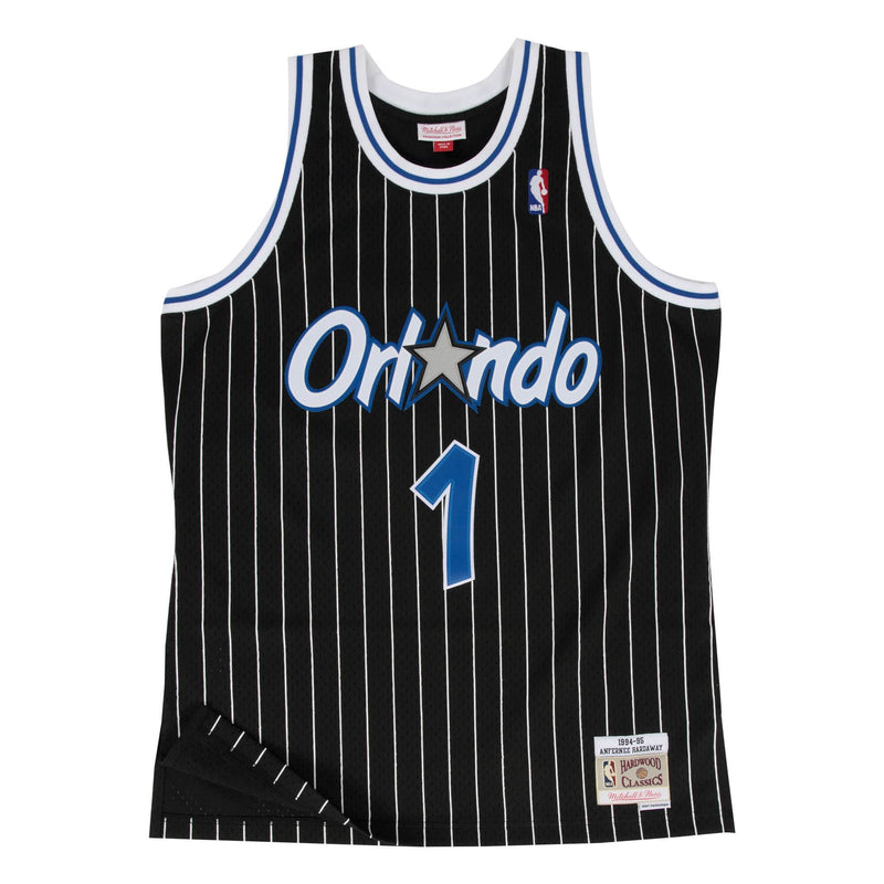 Mitchell & Ness Orlando Magic '1994-1995 Anfernee Hardaway' NBA Swingman Alternate Jersey (Black) SMJYGS18190 - Fresh N Fitted Inc